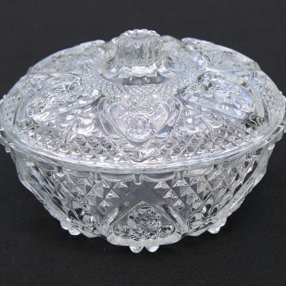 Hearts and Roses Candy Dish - Picture 1 of 5